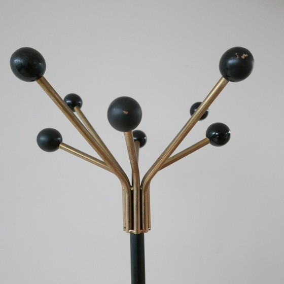 Image 1 of Vintage brass coat rack, Netherlands 1970
