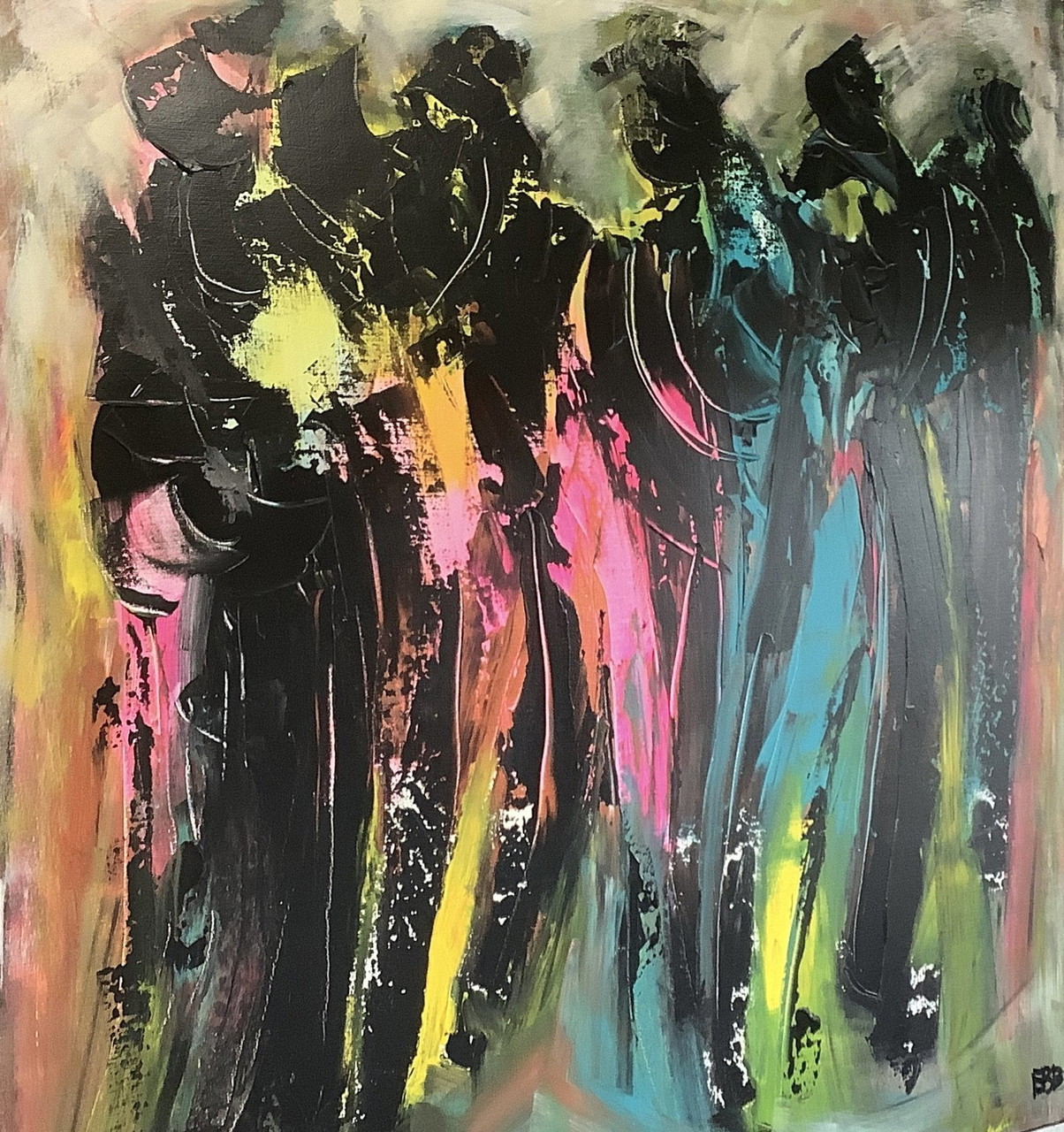 Danza- un dipinto di EllesBB | €2,200 | Whoppah, image size:1204x1280