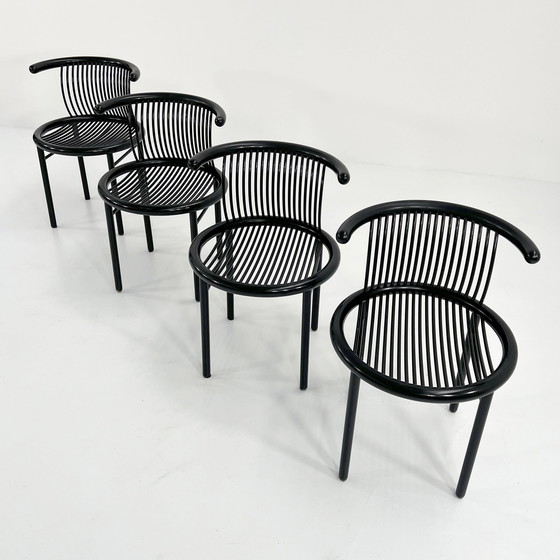 Image 1 of Set Of 4 Circo Chairs By Jutta And Herbert Ohl For Rosenthal Lübke, 1980S