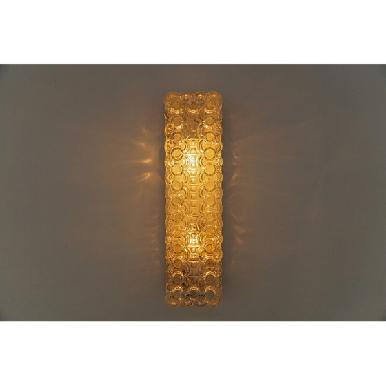 Image 1 of Lampada da soffitto vintage in vetro smaltato e metallo, 1960