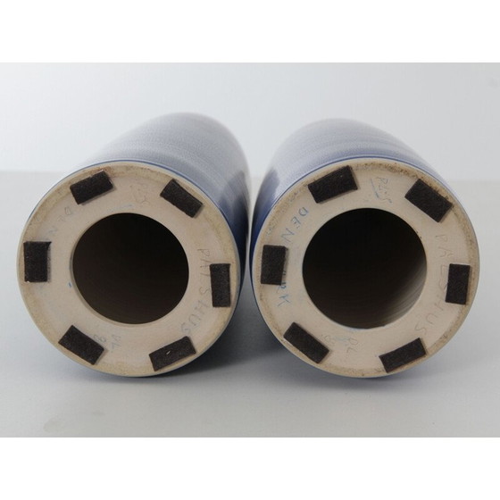 Image 1 of Pair of Scandinavian vintage palshus ceramic lamps model DL8 by Per and Annelise Linnemann Schmidt