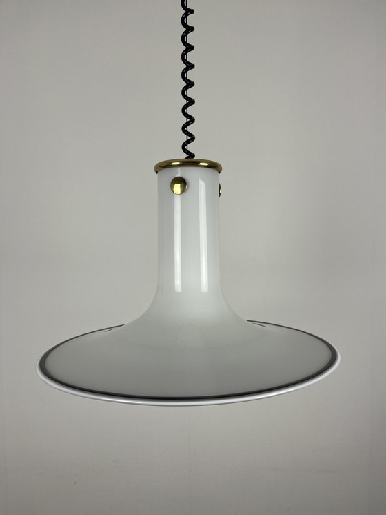 Image 1 of Peill und Putzler Pendant Lamp Milk Glass