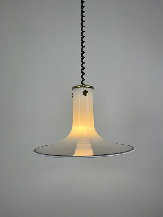 Image 1 of Peill und Putzler Pendant Lamp Milk Glass