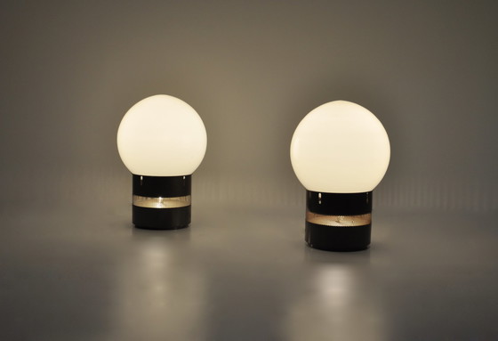 Image 1 of 2x Artemide Oracolo by Gae Aulenti table lamps