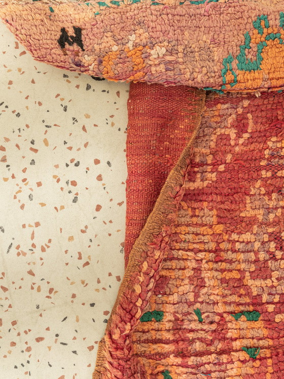 Image 1 of  Vintage Rehamna, tapis berbère, 95 X 260