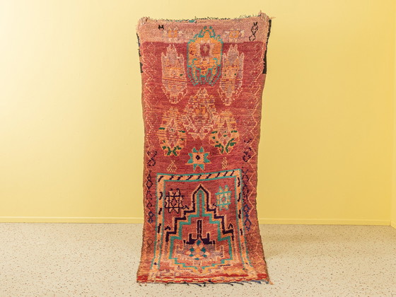 Image 1 of  Vintage Rehamna, tapis berbère, 95 X 260