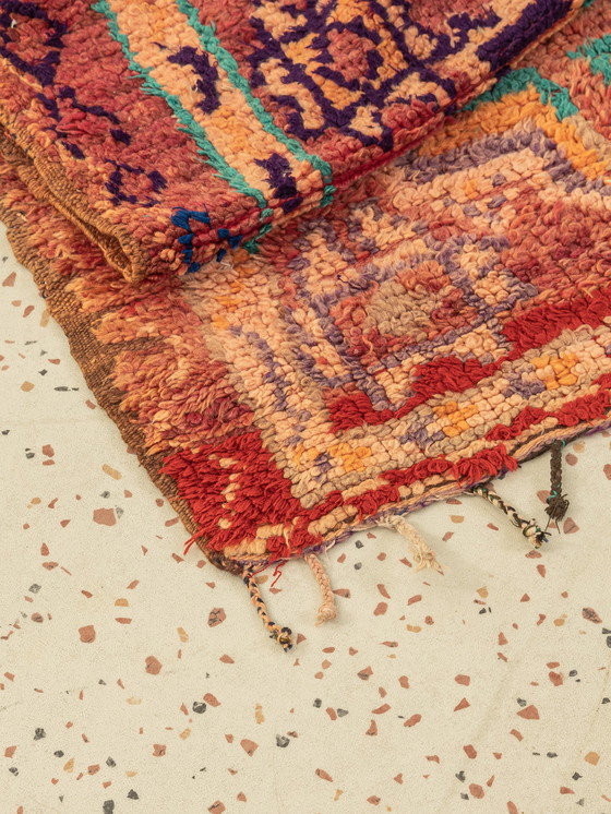 Image 1 of  Vintage Rehamna, tapis berbère, 95 X 260