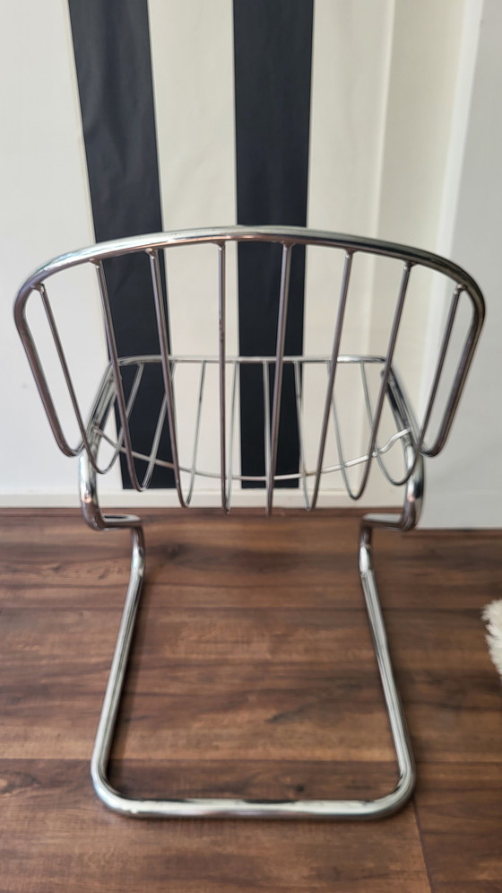 Image 1 of 4x Mid - Century Italian dining chair