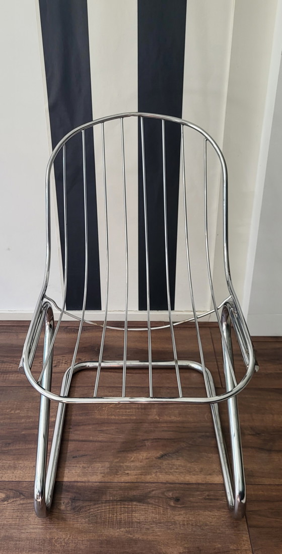 Image 1 of 4x Mid - Century Italian dining chair