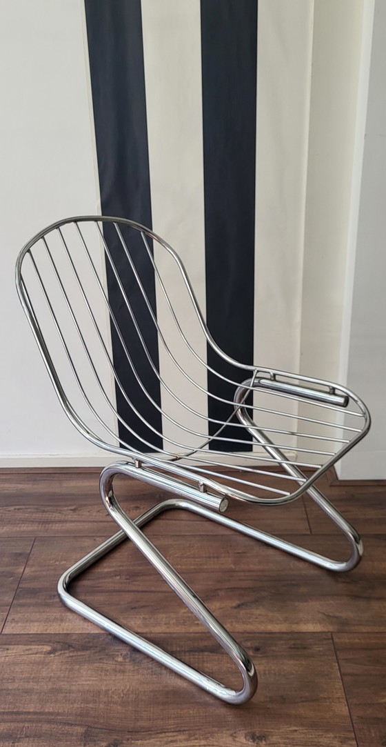 Image 1 of 4x Mid - Century Italian dining chair