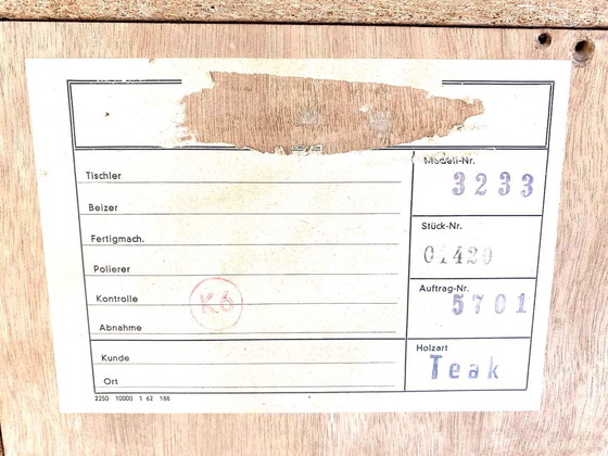 Image 1 of Large Vintage Bartels Werke Highboard Edition