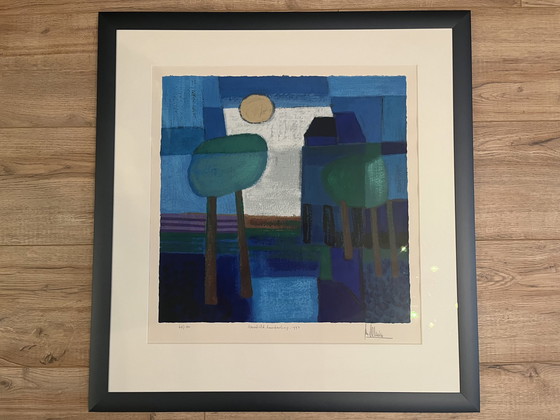 Image 1 of Ton Schulten - Tranquil landscape, 1993 silkscreen