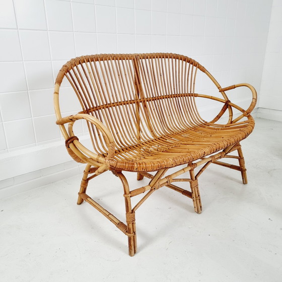 Image 1 of Rattan lounge set