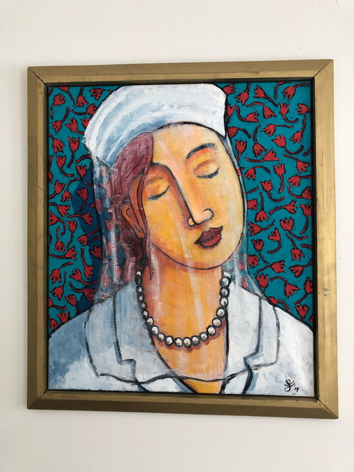 Jacques Tange schilderij