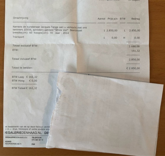 Image 1 of Jacques Tange painting