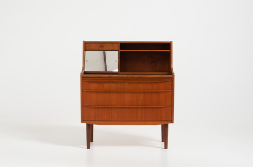 Danish teak secretary