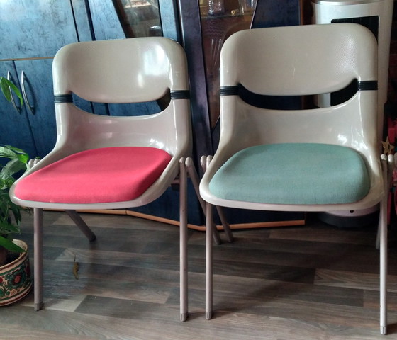 Image 1 of 6× chairs Vitra Dorsal Openark Emilio Ambasz Giancarlo Piretti