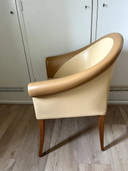 4 x Poltrona Frau Sinan Armchair chaises de salle à manger