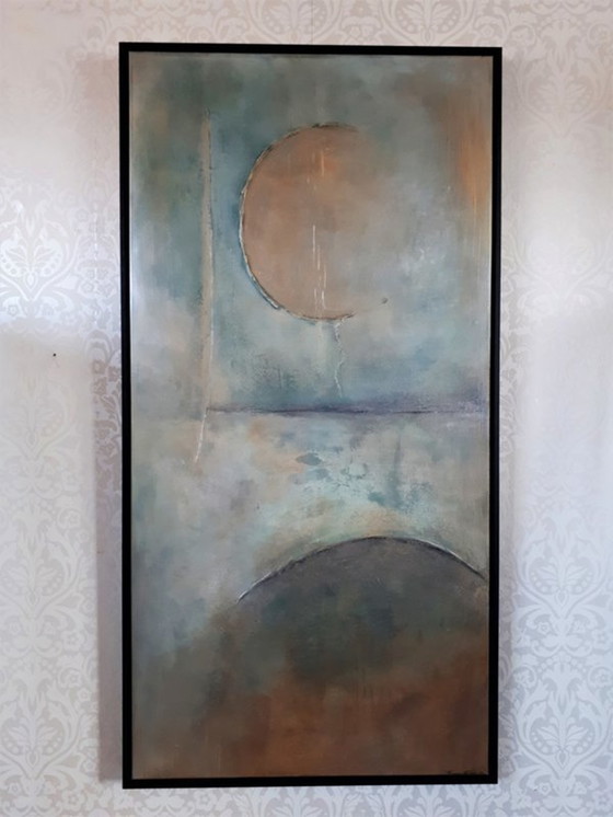 Image 1 of Frances Eckhardt Abstract figurative painting