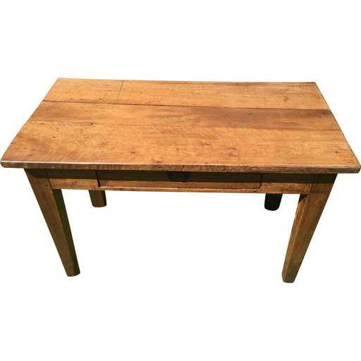 Mesa auxiliar vintage de roble