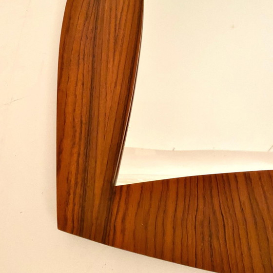 Image 1 of Specchio quadrato in palissandro Mid-Century Modern 1X, Italia, 1960