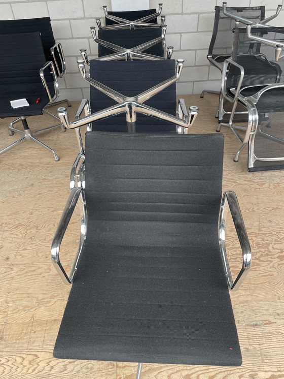 Image 1 of Vitra Eames Ea108 Black Hopsak/Chrome