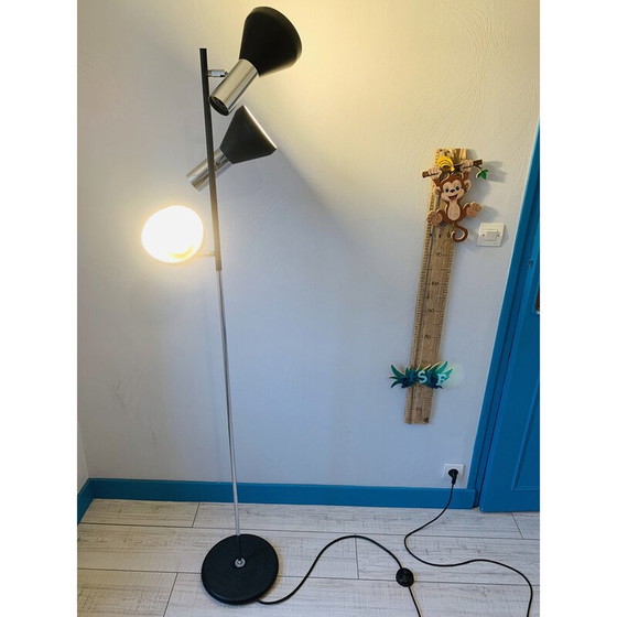 Image 1 of Vintage floor lamp with 3 dbgm lights by Cosack, 1970