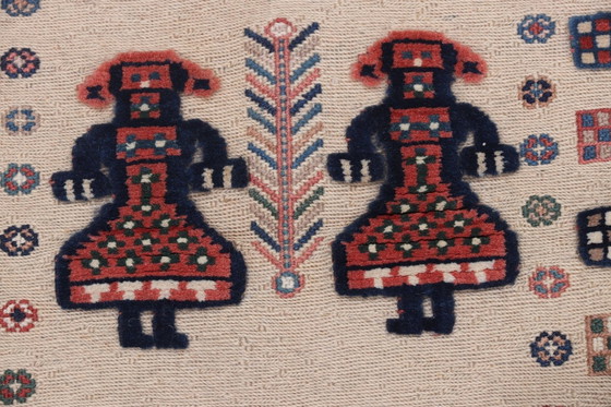 Image 1 of Tappeto Nimbaft in lana tessuto a mano, effetto rilievo 3D, aspetto e sensazione al tatto - Tappeto decorativo