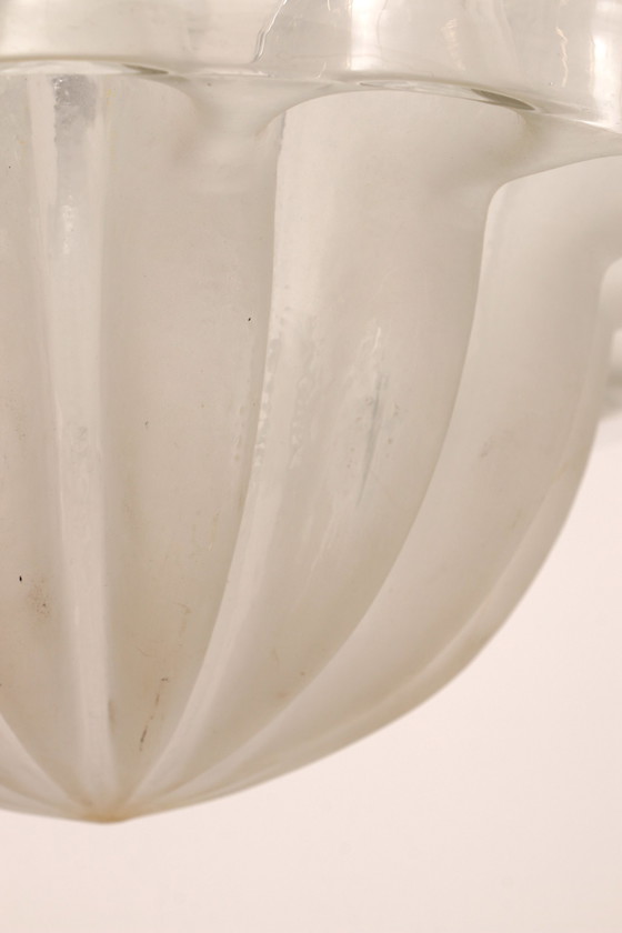 Image 1 of Lampe suspendue en verre vintage par Peill & Putzler, 1960