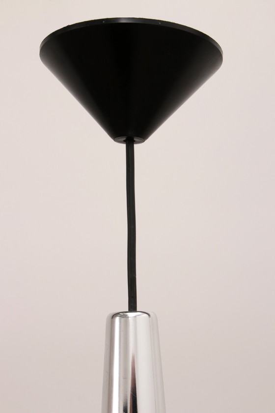 Image 1 of Vintage glass pendant lamp by Peill & Putzler, 1960