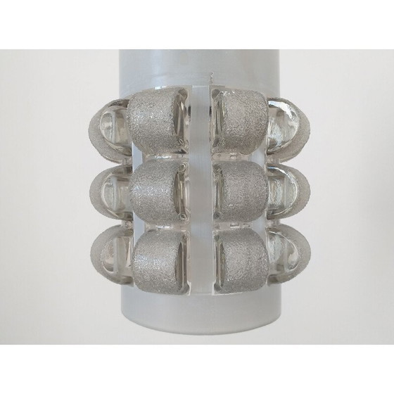 Image 1 of Lámpara colgante de cristal de mediados de siglo, Italia, década de 1960
