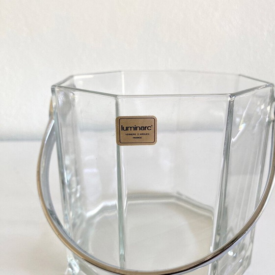 Image 1 of Vintage Octime ice bucket by Luminarc, France 1980s