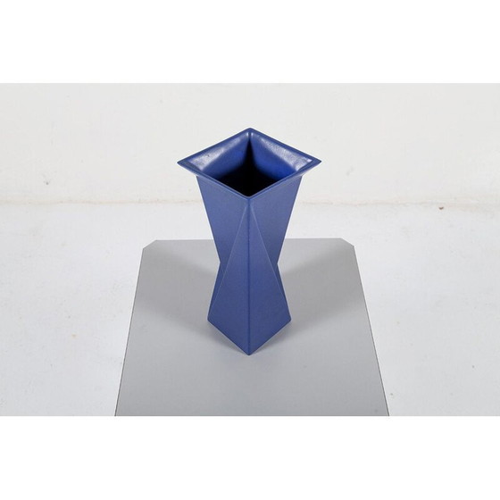 Image 1 of Vintage ceramic vase by Jan van der Vaart for Makkum, Netherlands 1980