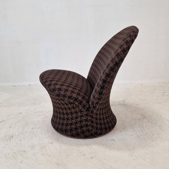 Image 1 of Vintage model F572 chair in brown wool by Pierre Paulin for Artifort, Netherlands 1967