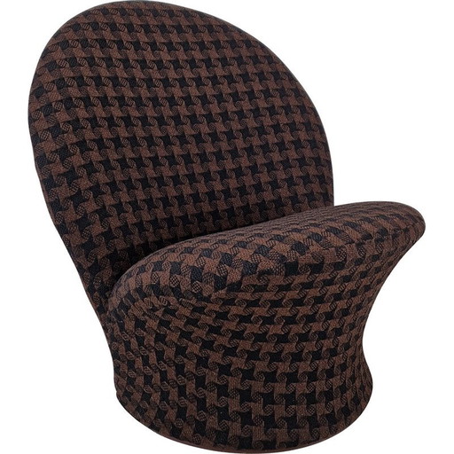 Vintage model F572 chair in brown wool by Pierre Paulin for Artifort, Netherlands 1967