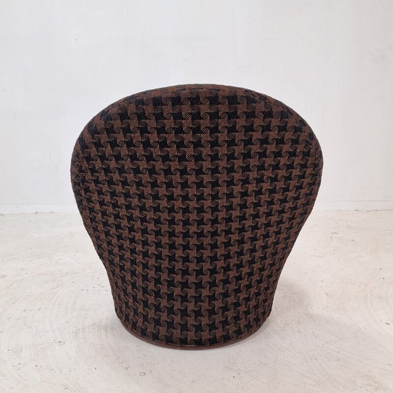 Image 1 of Vintage model F572 chair in brown wool by Pierre Paulin for Artifort, Netherlands 1967