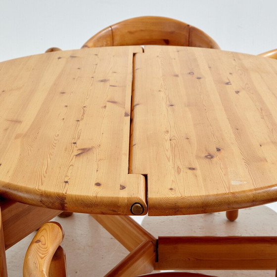 Image 1 of Vintage pine dining set by Rainer Daumiller for Hanex, 1980