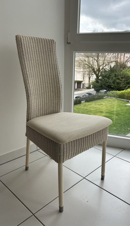 4x Accente Lloyd Loom chair, Luna 07