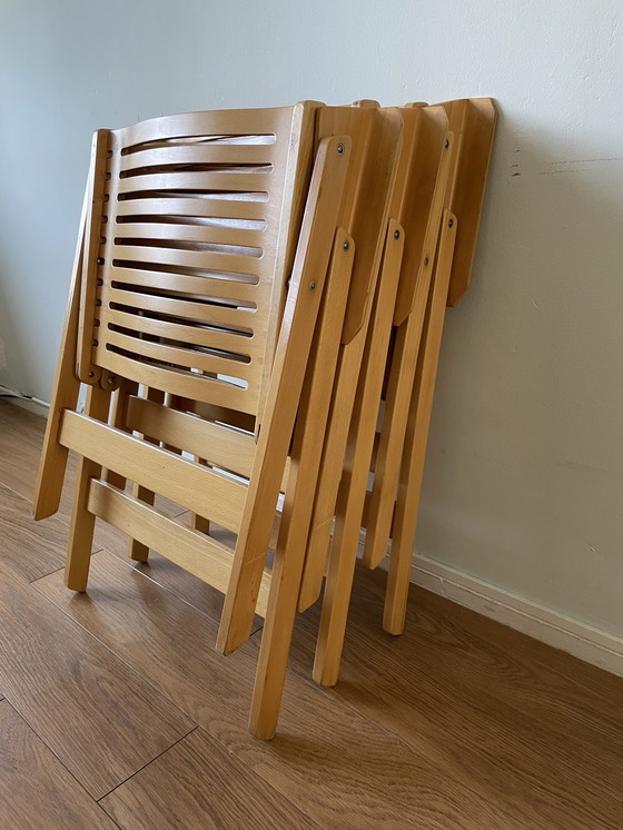 Image 1 of 3x Rex folding chairs Niko Kralj