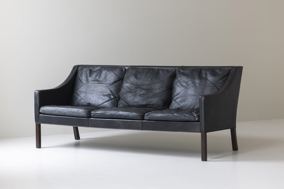 Image 1 of Lovely Three-Seater Model 2209 Sofa Designed By Børge Mogensen For Fredericia, Denmark 1963.