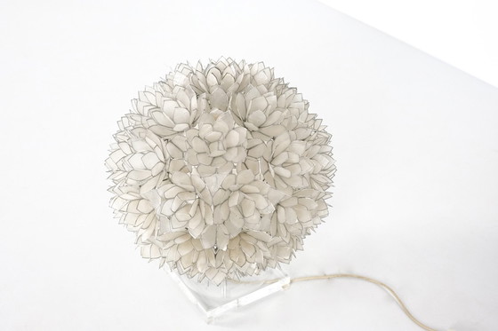 Image 1 of Mother-of-pearl table lamp by Rausch, Germany circa 1960s.