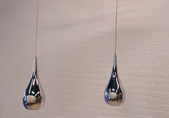 Image 1 of Drop Pendant Lamps - Chrome