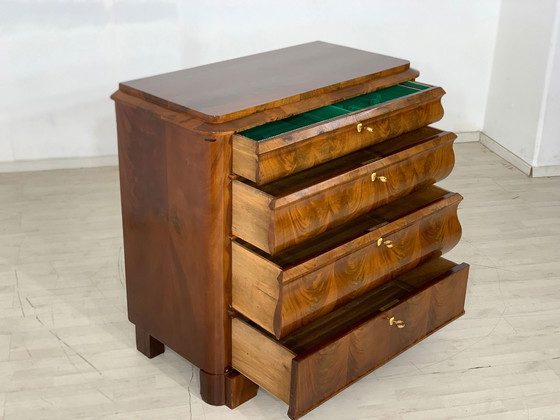 Image 1 of Mahogany cabinet chest of drawers around 1900