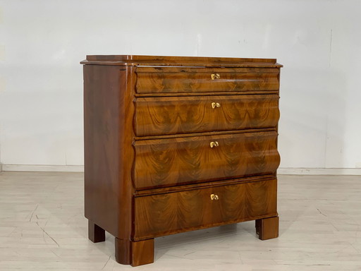 Mahogany cabinet chest of drawers around 1900