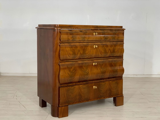 Image 1 of Mahogany cabinet chest of drawers around 1900