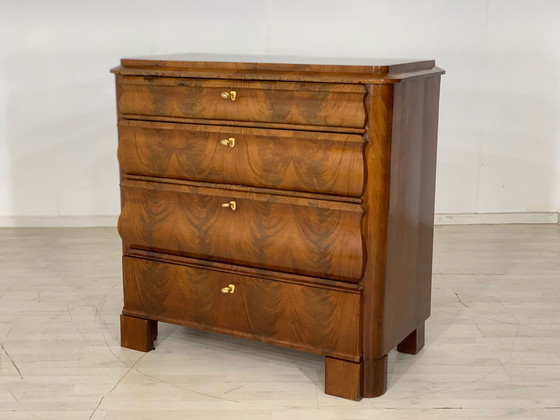 Image 1 of Mahogany cabinet chest of drawers around 1900