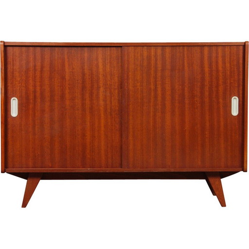 Vintage chest of drawers model U-452 in mahogany veneer by Jiri Jiroutek for Interier Praha, Czechoslovakia 1960