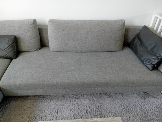 Image 1 of 2x Etcetera 3-seater 1-arm + back cushions + decorative cushions