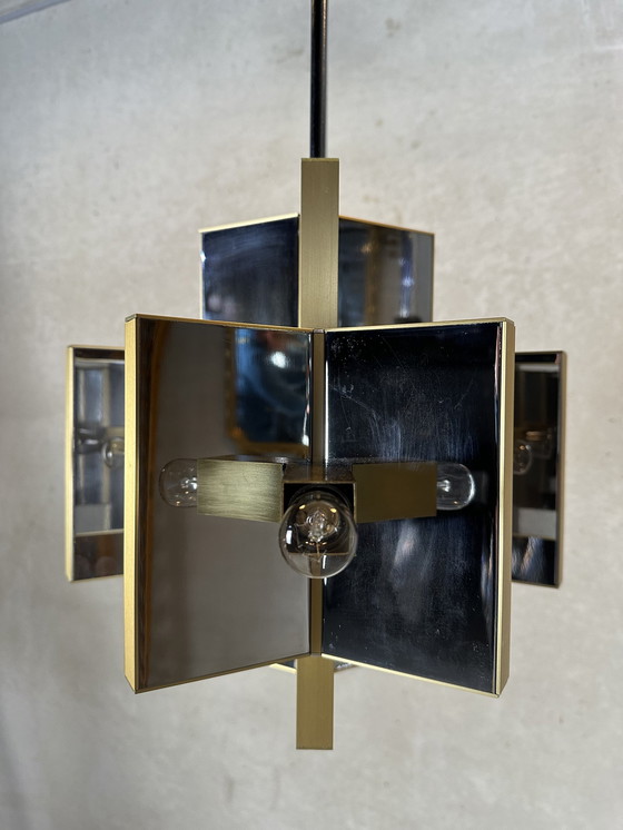 Image 1 of Lampadario vintage di design 'metrico' - Sciolari