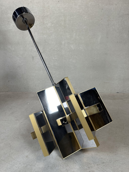 Vintage 'Metric' Design Chandelier - Sciolari